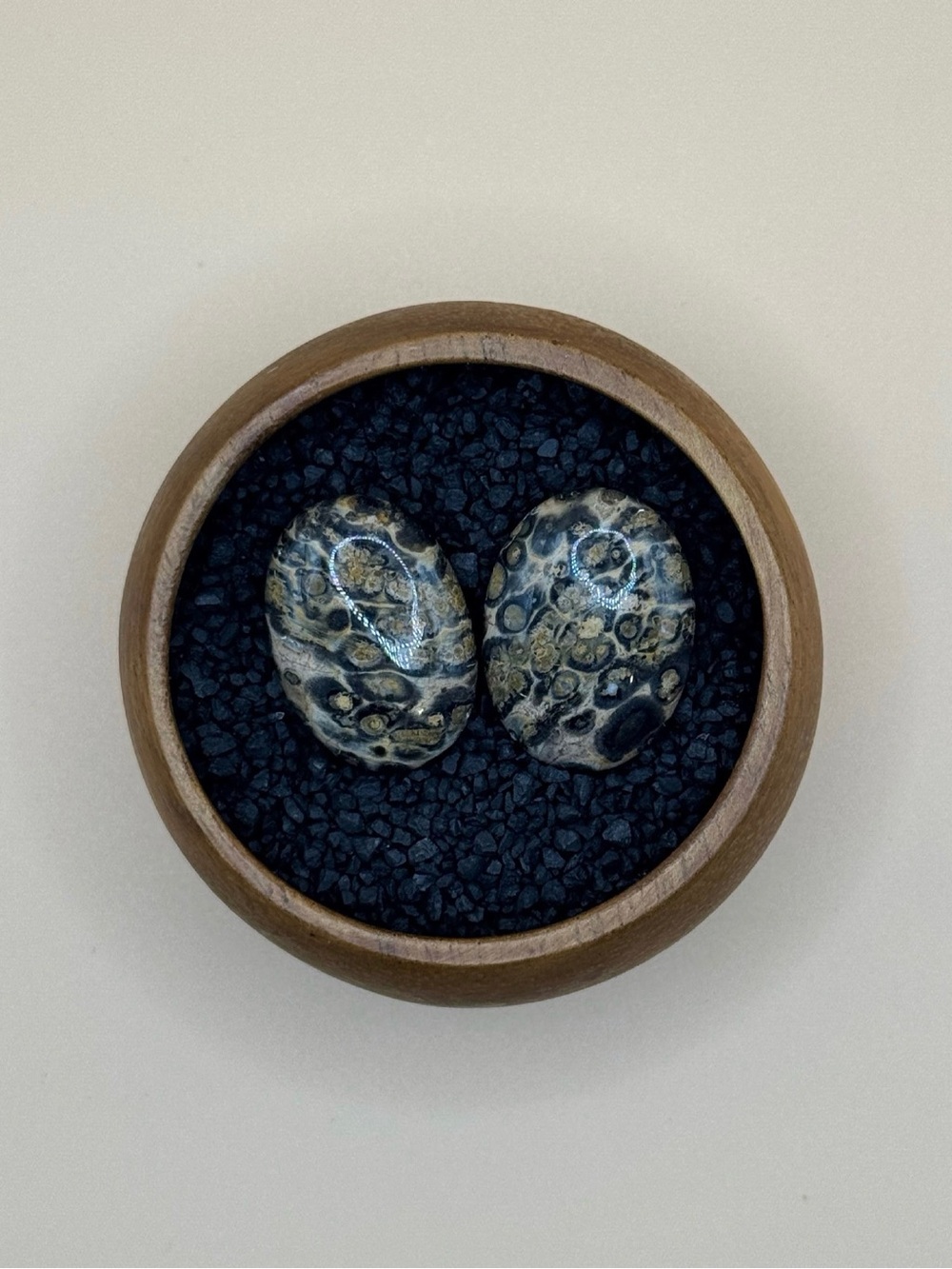 Wild Soul Leopard Jasper Stone Stud Earrings